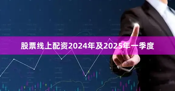 股票线上配资2024年及2025年一季度